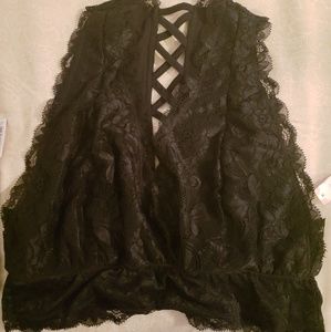 Altar'd State black bralette *new with tags* large